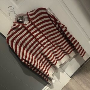 Knit hoodie